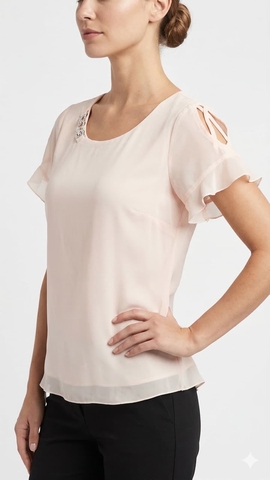 Blusa de gasa Lilí